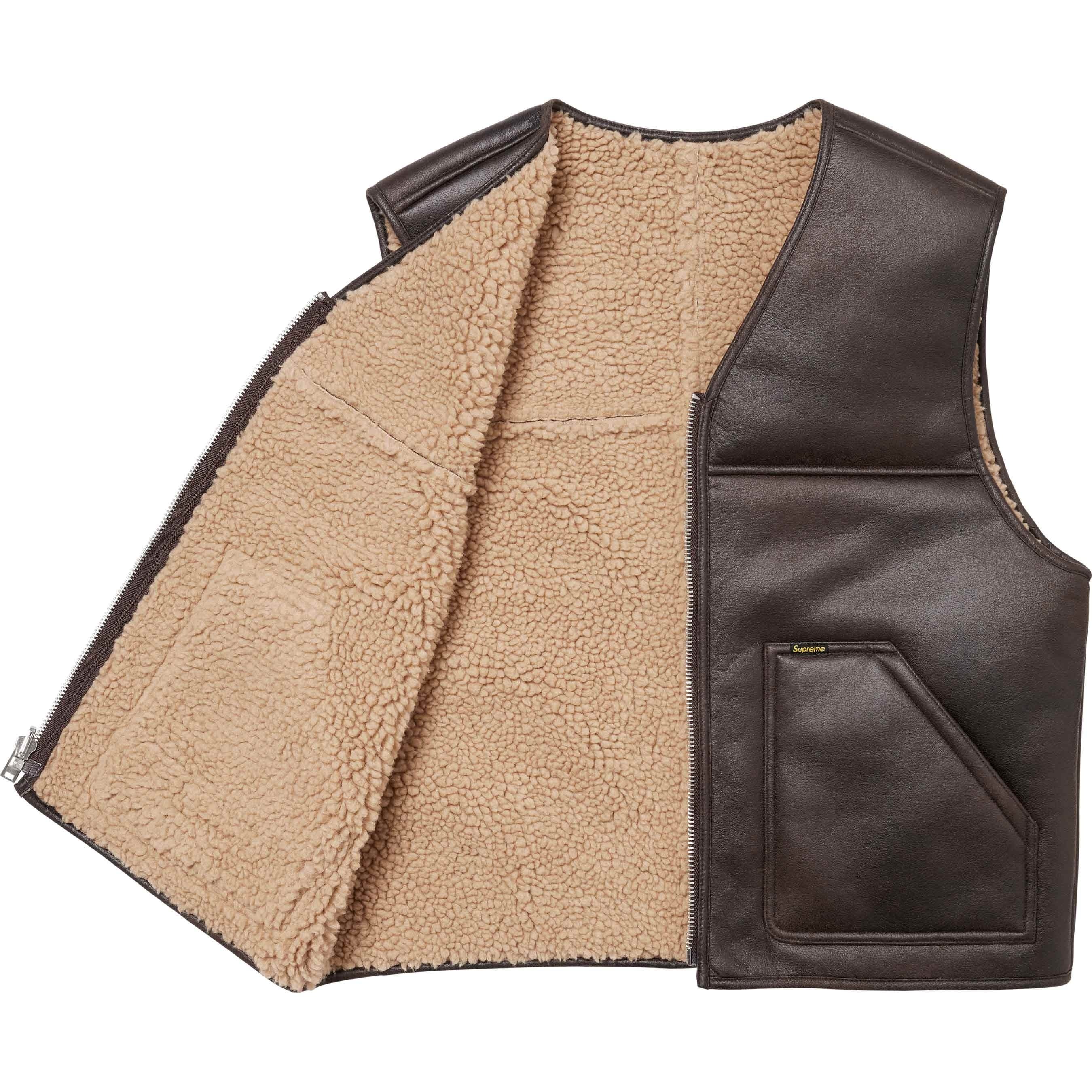 Reversible Faux Shearling Vest view 7